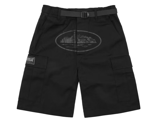 Short cargo CRTZ Alcatraz triple noir
