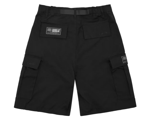 Short cargo CRTZ Alcatraz triple noir